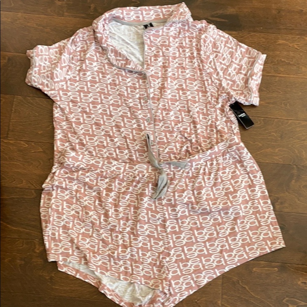 Bebe pajama set plus Sz 3X
